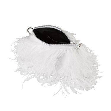 WHITE FEATHER BAG marques almeida