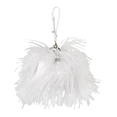 WHITE FEATHER BAG marques almeida
